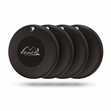 Lifemate Life Tag Duo - Localisateur d&rsquo;objets compatible iOS et Android Sans Abonnement (4 unit&eacute;)