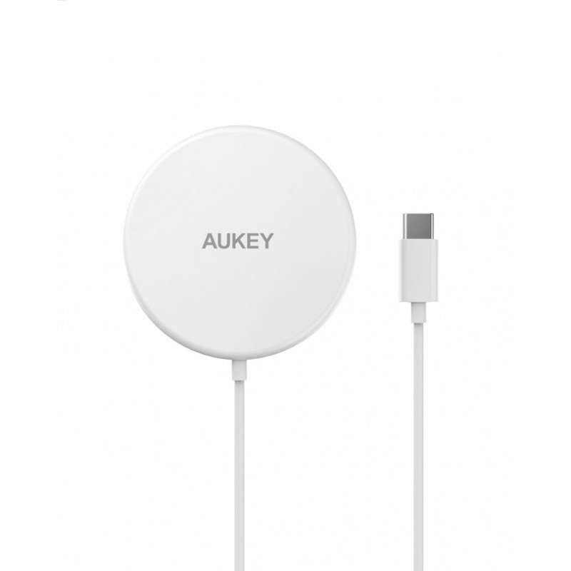 Aukey - Chargeur sans fil Aircore 15W - Blanc