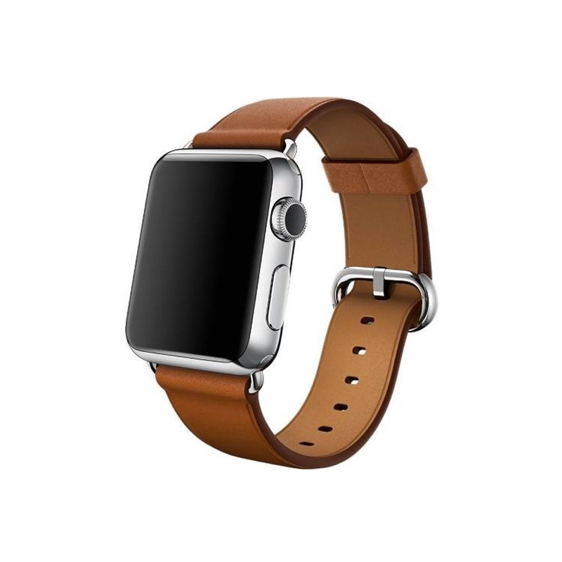 Apple - Bracelet Apple Watch 38mm / 40mm - Boucle Classique - Marron
