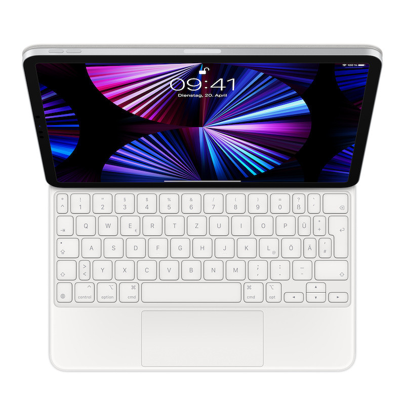 Apple Magic Keyboard iPad Pro 11 pouces / Air 10.9 pouces QWERTZ Blanc