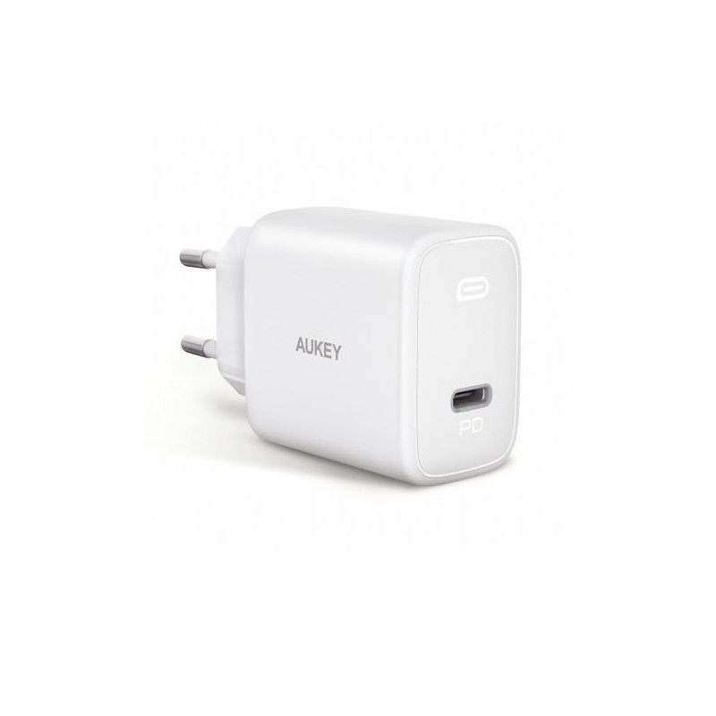 Aukey -  Chargeur USB C  20W - blanc