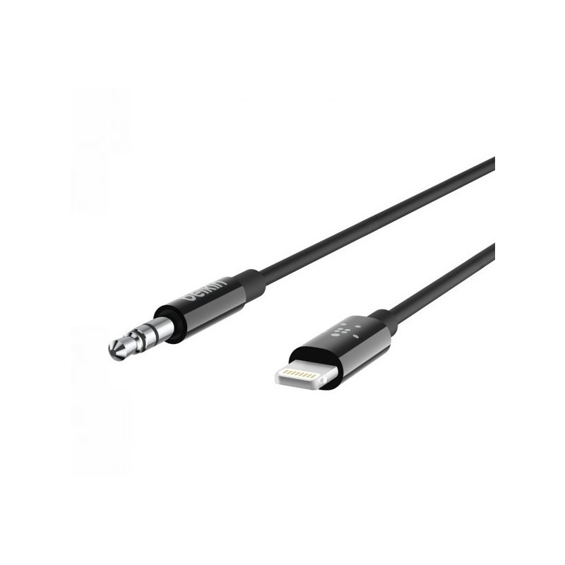 Belkin câble Lightning versr 3,5mm-audio jack - 1,8m noir