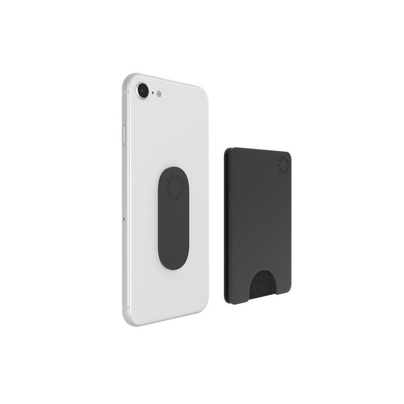 Porte-cartes PopSockets PopWallet OnePlus en Noire