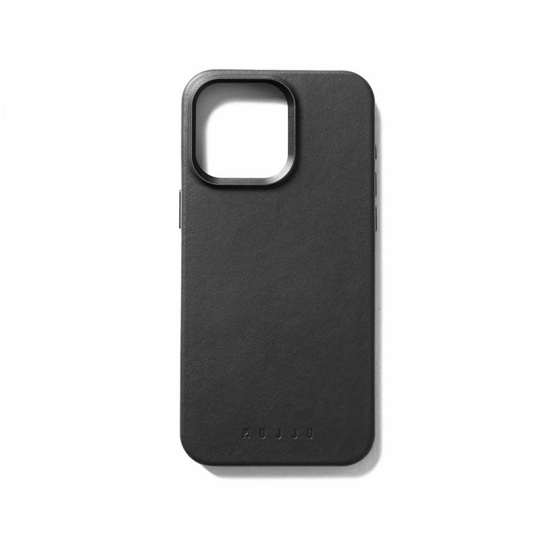Mujjo Leather Case with MagSafe iPhone 15 Pro Max Noir