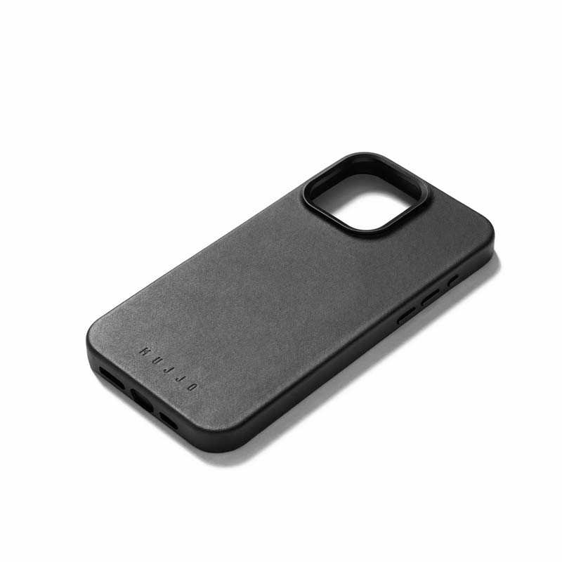 Mujjo Leather Case with MagSafe iPhone 15 Pro Max Noir