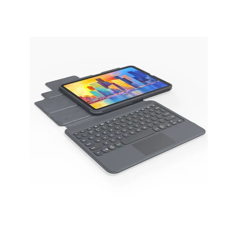 Zagg - Clavier QWERTY avec pavé numérique iPad Pro 11" (2018/2020/2021/2022) / iPad Air (2020) - Gris