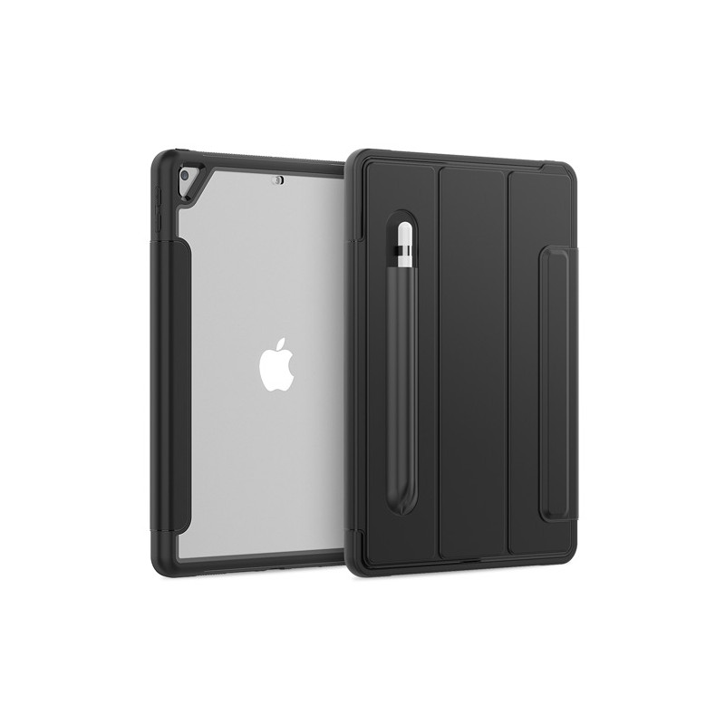Casecentive Coque Rugged Smart Cover iPad 10.2 (2019/2020/2021) - Noir