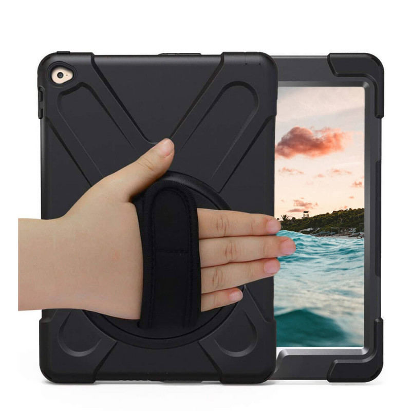Casecentive Handstrap - Coque Antichoc - iPad Pro 12,9" noir 