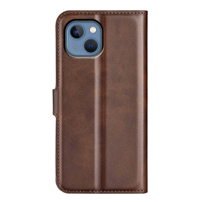 Casecentive Étui portefeuille en cuir avec fermeture iPhone 15 Pro Max - Marron