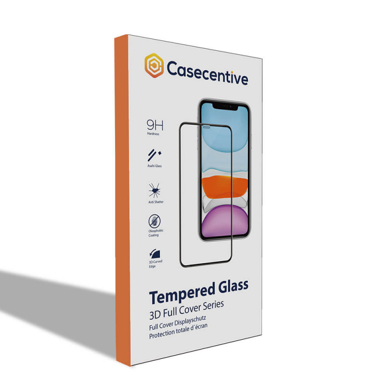 Casecentive - Vitre de protection en verre trempé iPhone XS Max