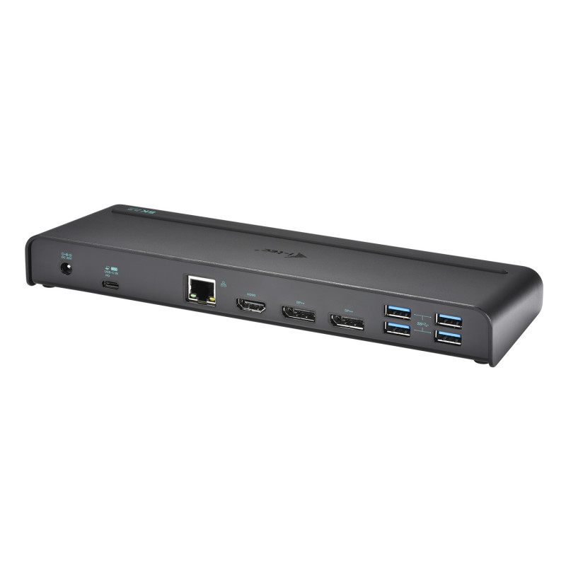 i-Tec ✓ station d'accueil multi écran USB-C / USB-A Triple 4K - Noir