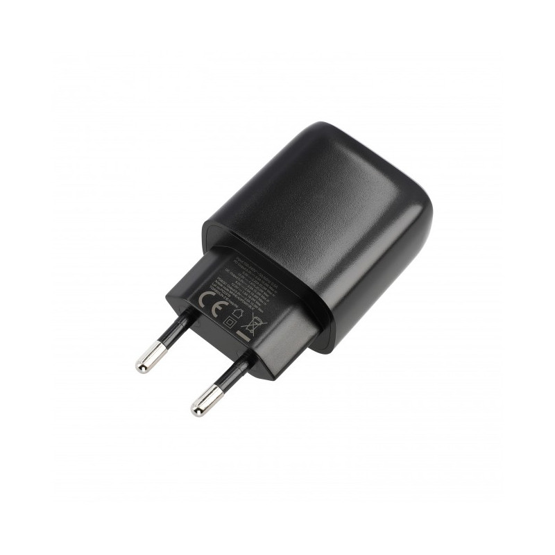 Musthavz - Chargeur rapide 20 Watt avec connexion USB-A et USB-C noir