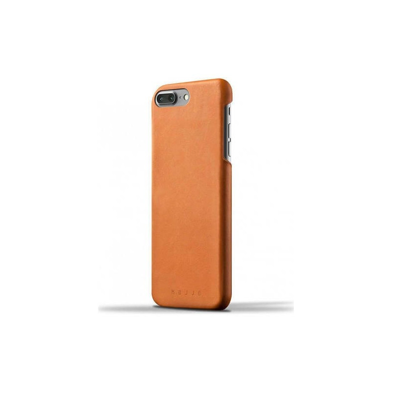 Mujjo Coque de protection en cuir iPhone 7 / 8 Plus Marron