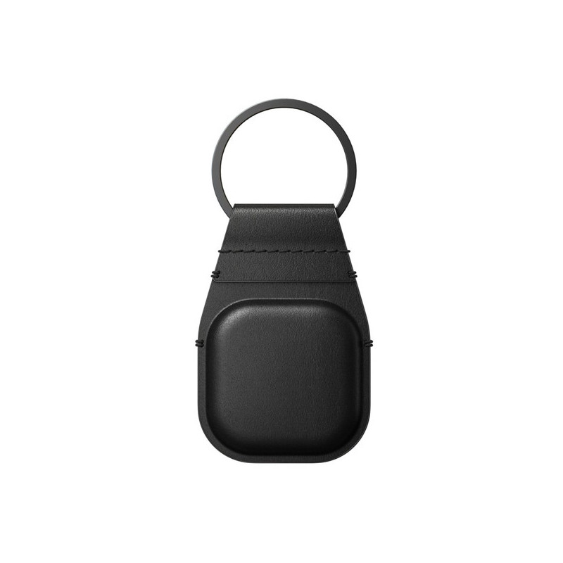 Nomad - Coque porte-clés pour AirTag en cuir - Noire