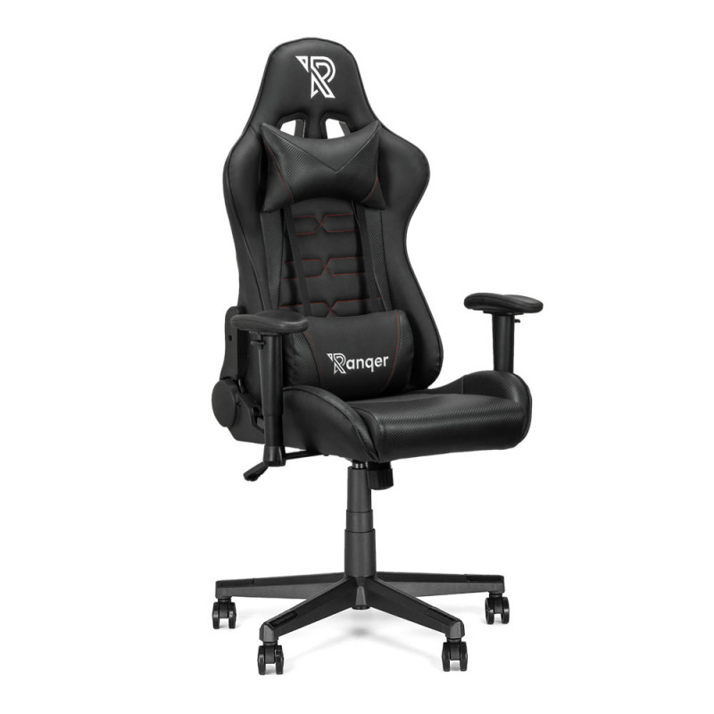 Ranqer Carbon - Chaise gamer / Chaise gaming - Noir