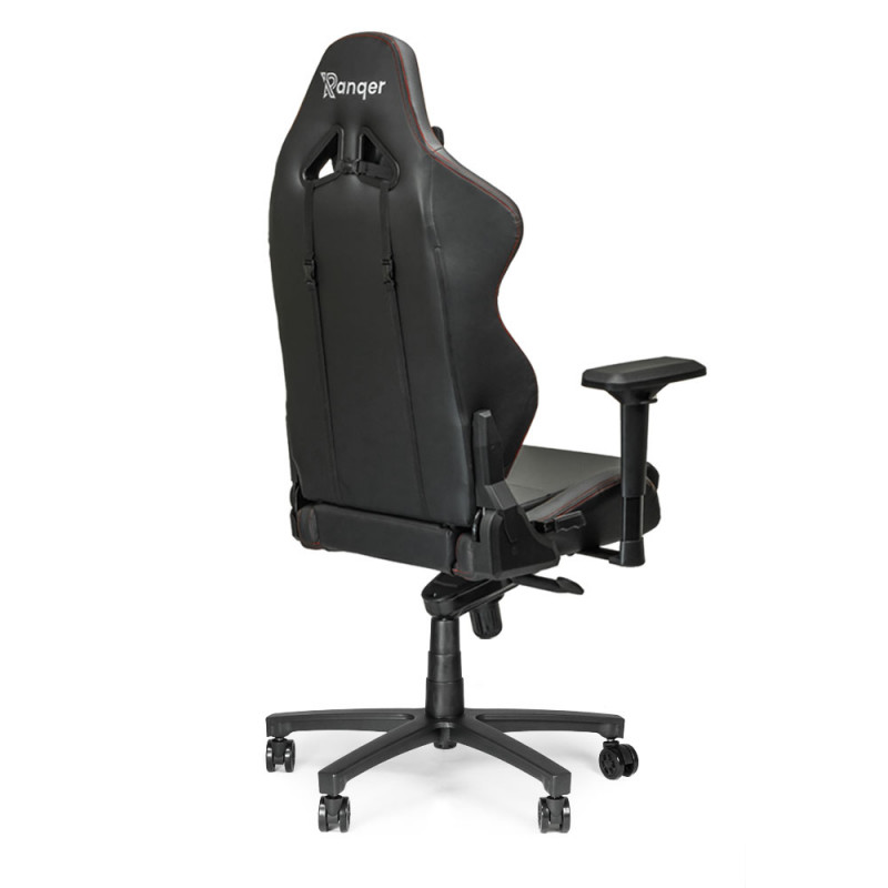 Ranqer Performance - Chaise de bureau / Chaise Gamer large et confortable - Noir