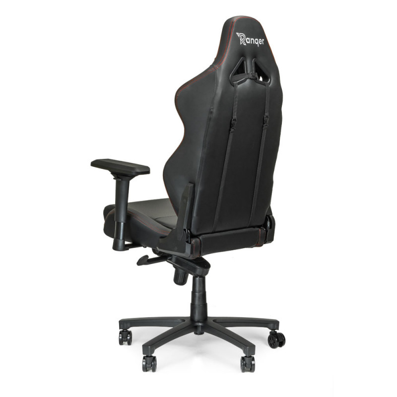 Ranqer Performance - Chaise de bureau / Chaise Gamer large et confortable - Noir