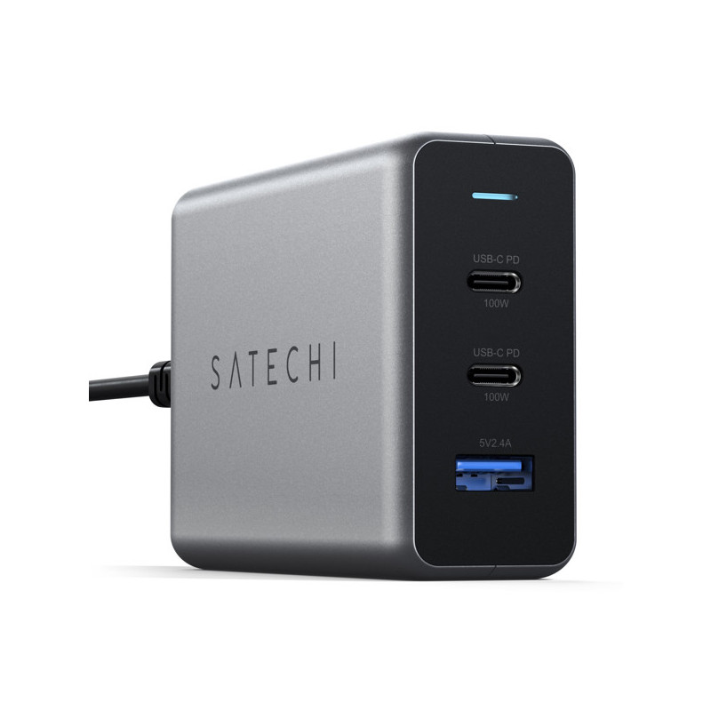 Satechi - Chargeur 100W USB-C - Gris Spacial