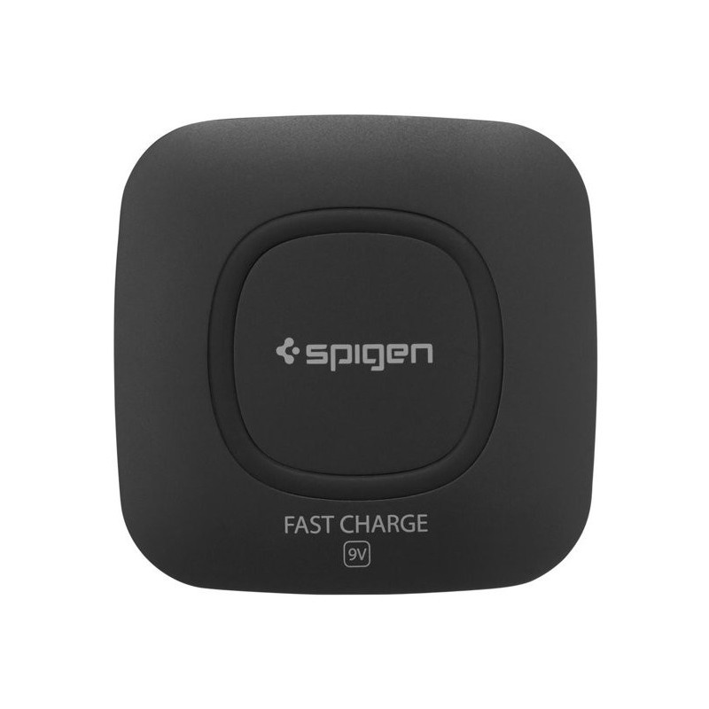 Spigen Essential - Chargeur sans fil - 9V Noir