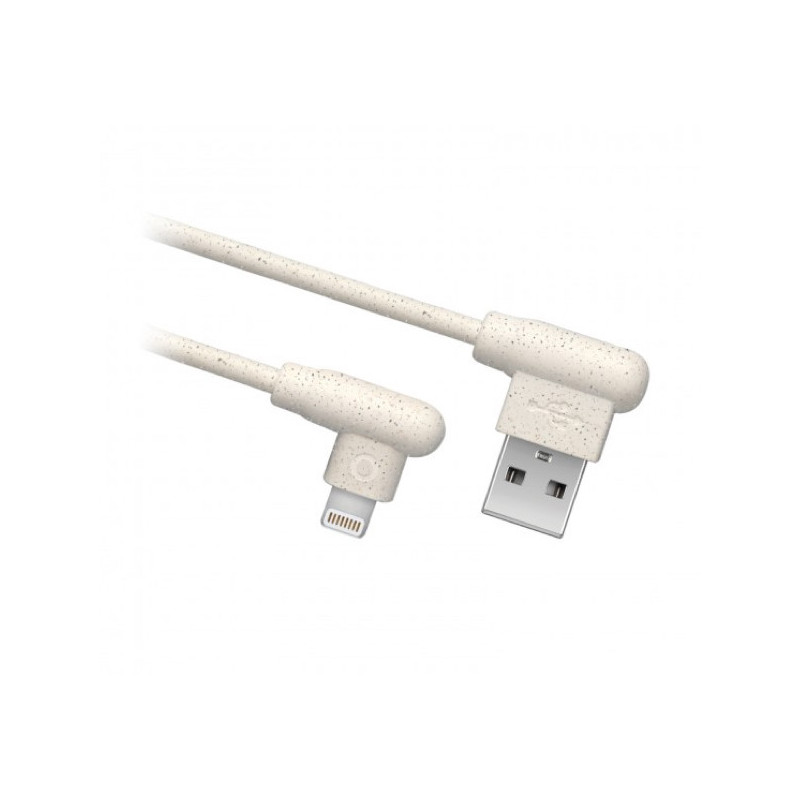  SBS - Câble Lightning vers USB écologique 1 mètre iPhone/iPad - Blanc 