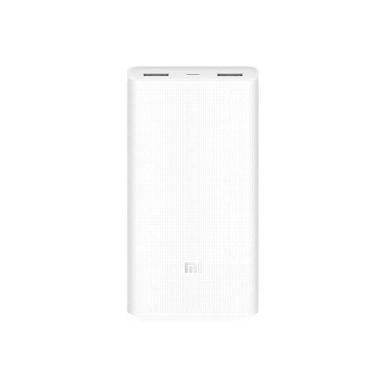 Xiaomi 20000mAh Charge rapide 3.0 Powerbank 2 - Double USB - Blanc