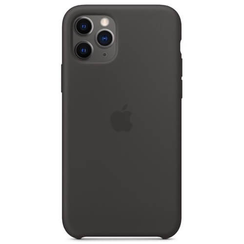 Apple - Coques iPhone 11 Pro en silicone - Noire