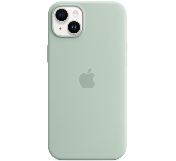 Apple Coque en silicone avec MagSafe pour iPhone 14 Plus - Succulent