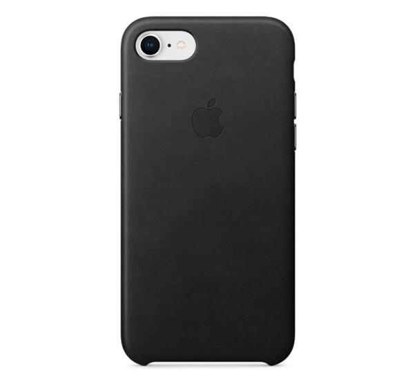 Apple - Coque iPhone 7 / 8 / SE 2020 / 2022 de protection en cuir - Noire