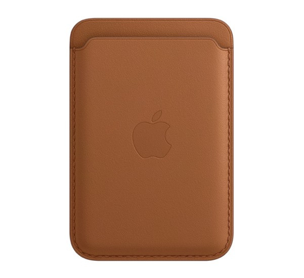 Apple MagSafe (1er gén) - Portefeuille Apple en cuir pour iPhone - Saddle Brown