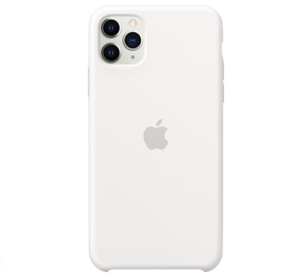 Apple - Coque iPhone 11 Pro Max en silicone - Blanc