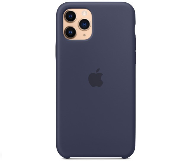Apple - Coque iPhone 11 Pro en silicone - Bleu Nuit