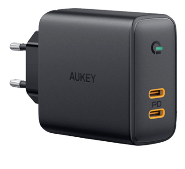 Aukey 2 - Adaptateur secteur 36W (2x USB-C)
