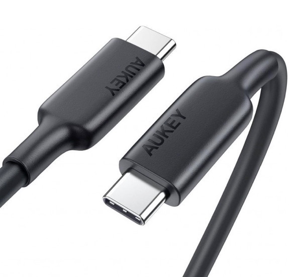 Aukey - Cable USB-C vers USB-C 1.0m - Noir