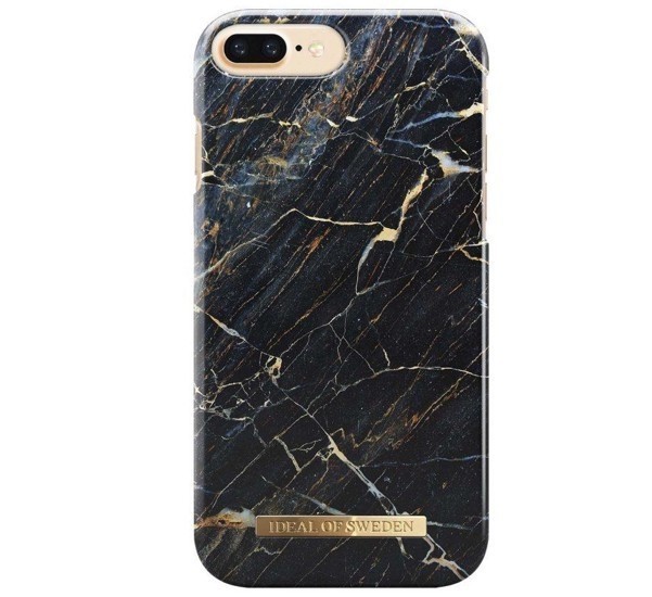 iDeal of Sweden Coque Fashion iPhone 8 Plus / 7 Plus marbre noir