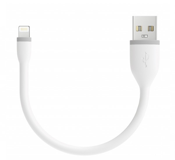 Satechi cable Flexible Lightning to USB Blanc