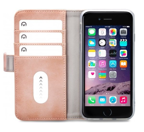 Mobilize Elite Gelly Wallet Book Case iPhone 6(S) / 7 / 8 / SE 2020 roze