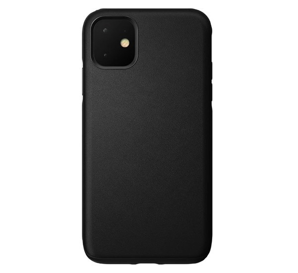 Nomad Active Rugged Cuir - Robuste - Coque iPhone 11 - Noire