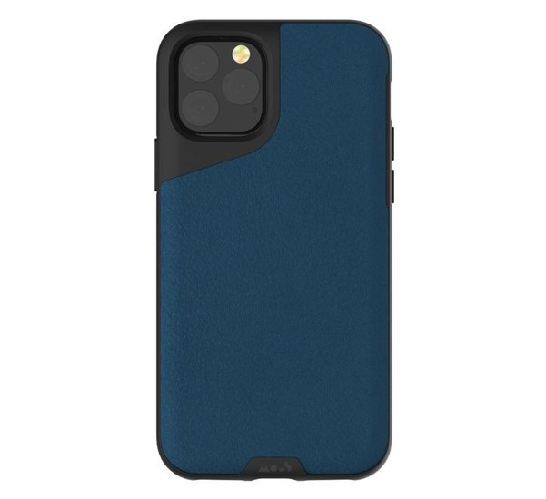 Mous Contour - Coque iPhone 11 Pro Max - En cuir - Bleue