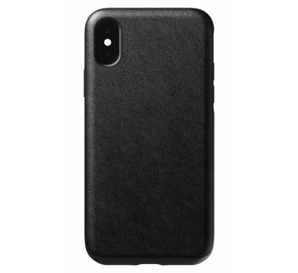 Nomad Rugged Coque iPhone X / XS En cuir Noire