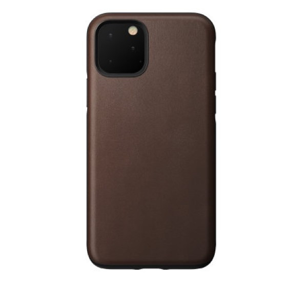 Nomad Rugged Coque iPhone 11 Pro Max En cuir Marron