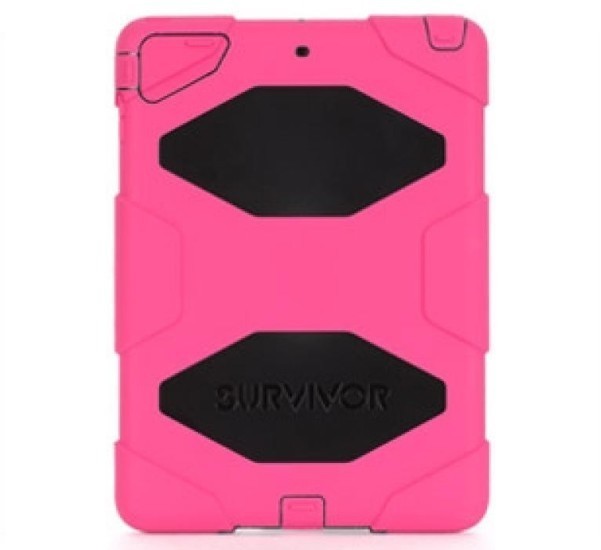 Griffin Survivor All-Terrain Étui Hardcase iPad Air 1 rosé/noir