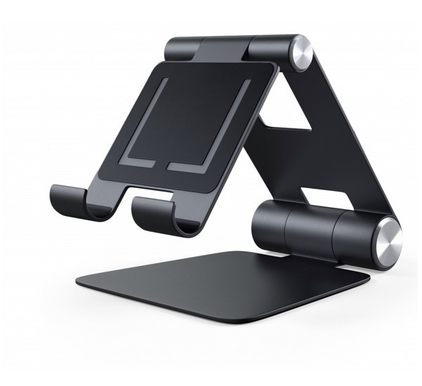 Satechi Aluminium Support Pliable pour iPad / Mac | Noir