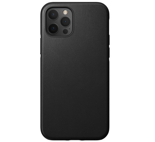 Nomad - Rugged - Coque en cuir iPhone 12 Pro Max - Noir