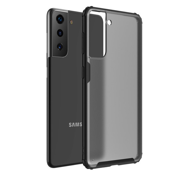 Casecentive - Coque Antichoc Samsung Galaxy S21 Plus - Noire Mat