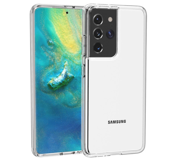 Casecentive - Coque Antichoc Samsung Galaxy S21 Ultra - transparente