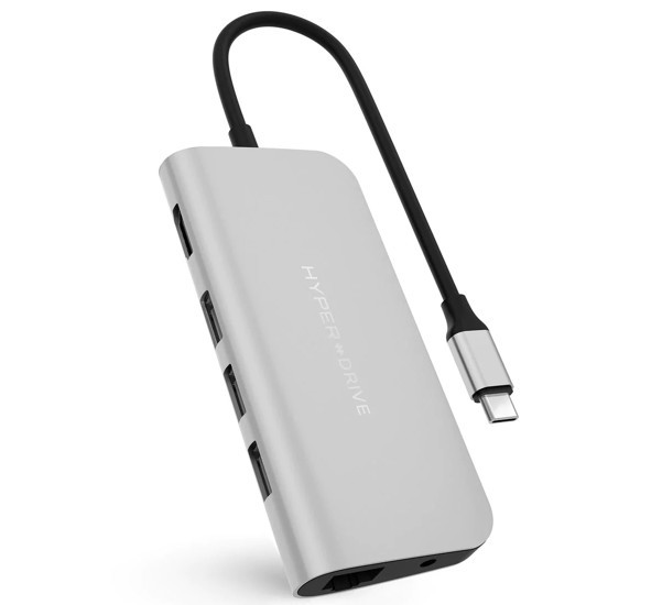 Hyper HyperDrive Power 9-in-1 USB-C Hub silver