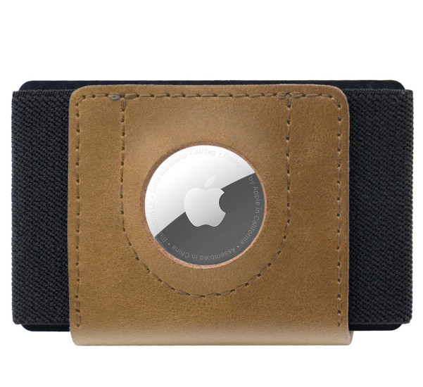 FIXED Tiny AirTag Wallet brown