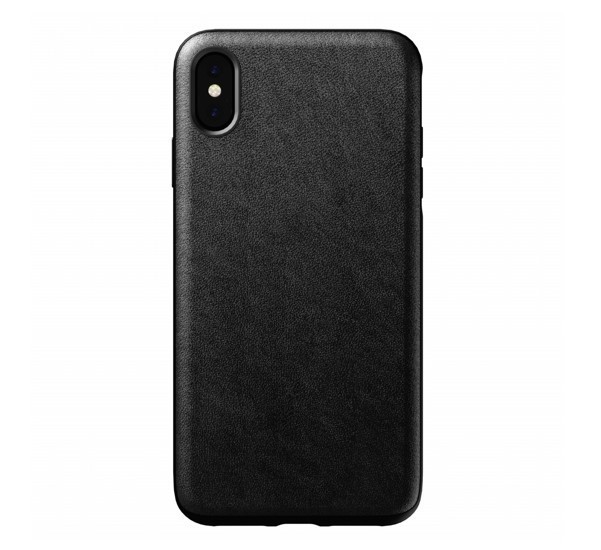Nomad Rugged Coque iPhone XS Max En cuir Noire