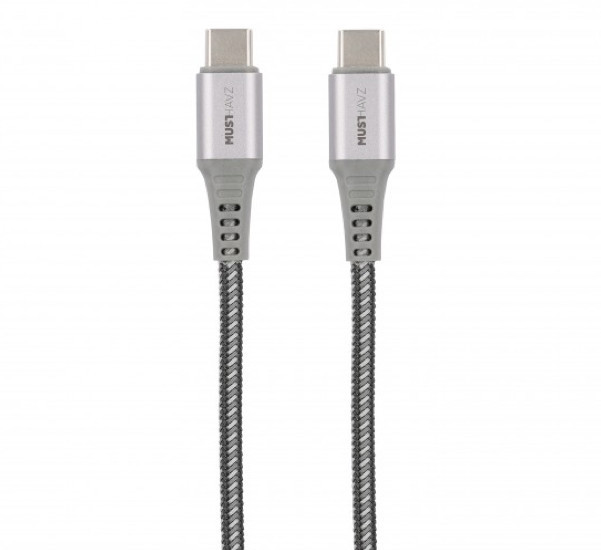 Musthavz USB-C 2.0 à USB-C Nylon Cable 1m