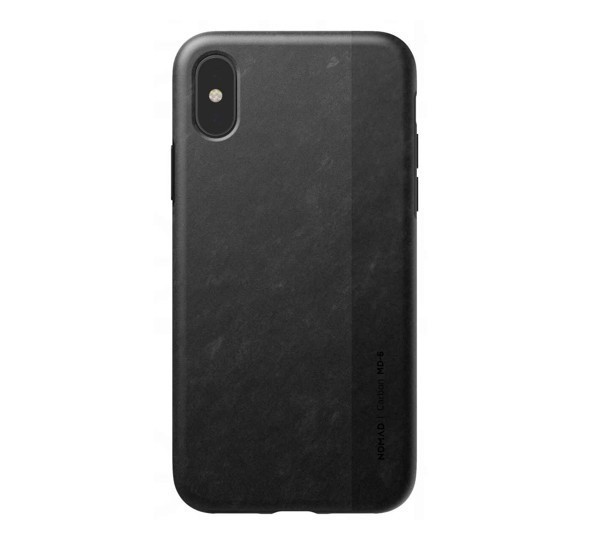 Nomad - Coque iPhone X / XS en fibre de Carbone - Noire